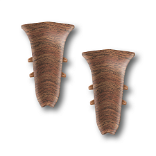 ОЛЬХА (ОЛХ) Внутренний угол к плинтусу ПВХ колл. КЛАССИК (55мм) 20шт/уп IDEAL